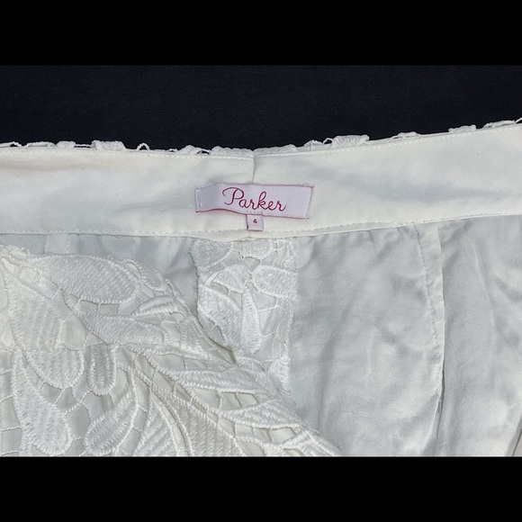PARKER Designer Lace Shorts Dressy Lace Size 4 - Picture 9 of 16